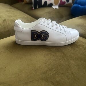 Dolce & Gabbana White Kids Sneakers